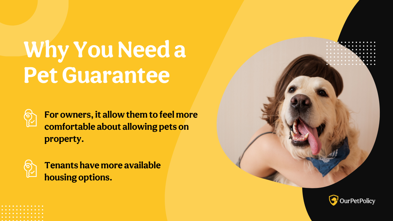 Pet Guarantee benefits both property owner and tenant